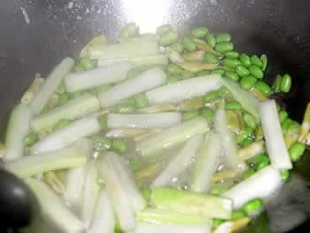 毛豆扁尖笋炒瓠子的做法