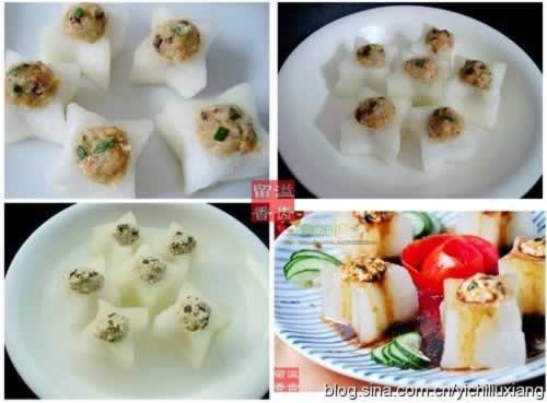 鸡肉香菇酿冬瓜的做法