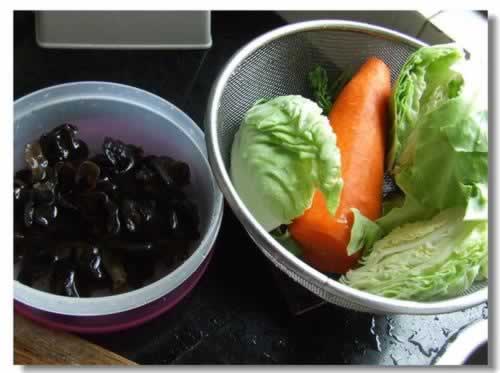 素杂烩和紫菜鱼排汤的做法