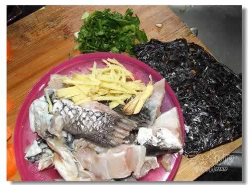 素杂烩和紫菜鱼排汤的做法