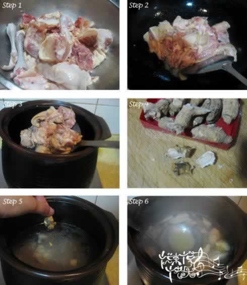 花旗参鸡汤的做法