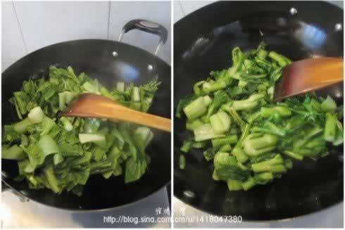 蚌肉烧菜苔的做法