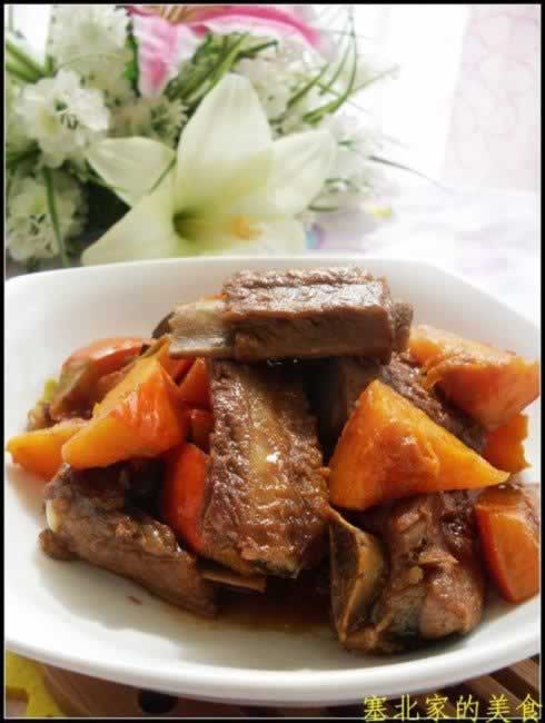 南瓜烧排骨的做法