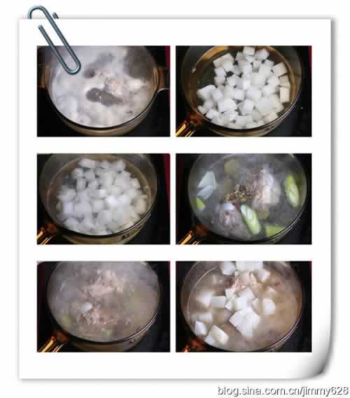 棒骨萝卜汤的做法