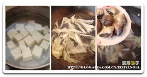 蟹白豆腐海鲜汤的做法