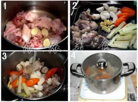 马蹄竹蔗羊腿汤的做法