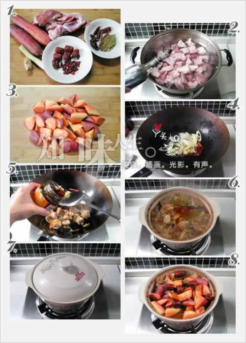 红“三”焖羊肉的做法