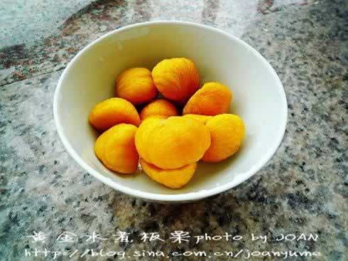 黄金水煮板栗的做法