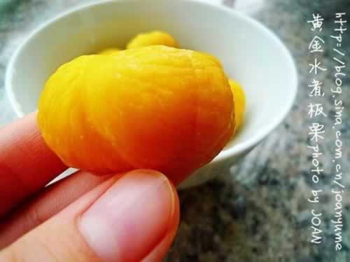 黄金水煮板栗的做法