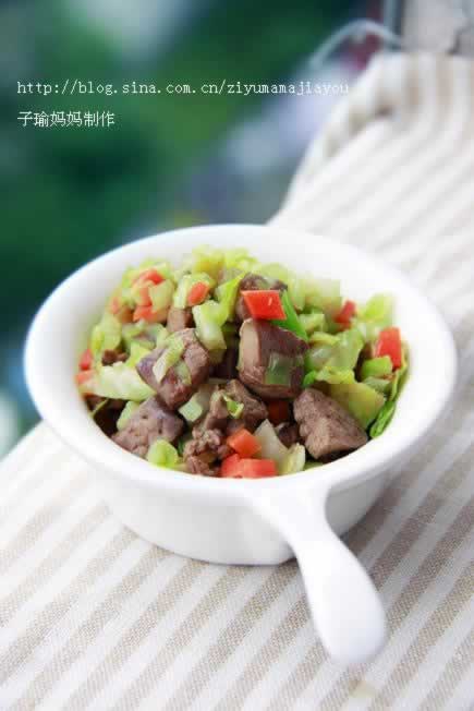 蔬菜鸡肝碎的做法