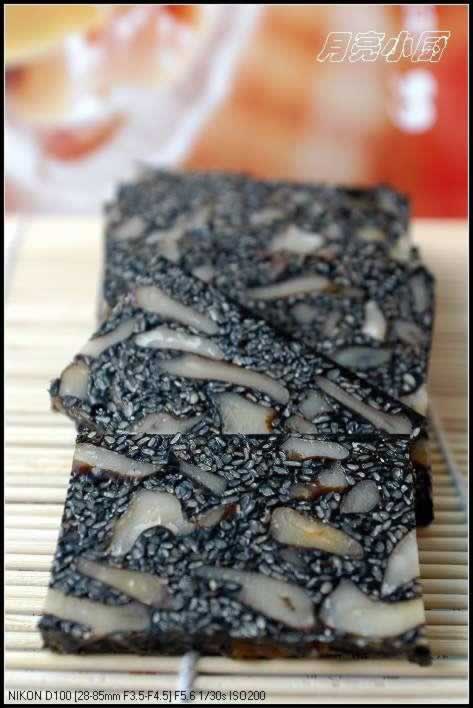 阿胶芝麻片的做法