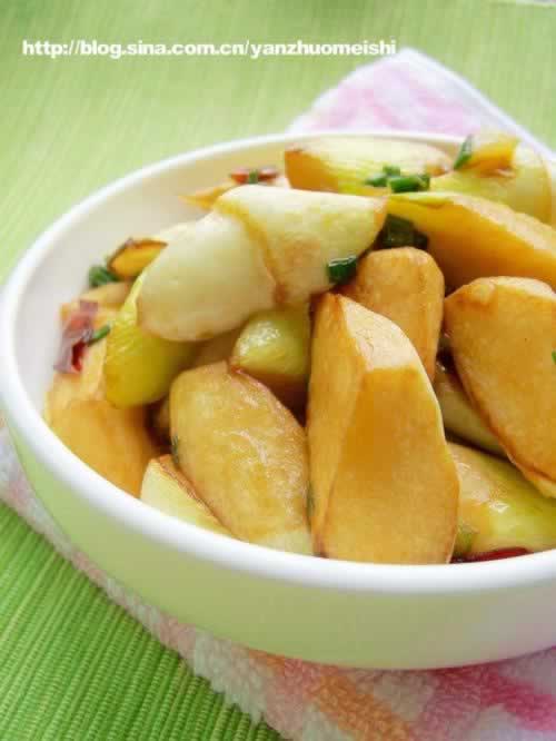 蚝汁炕茭白的做法