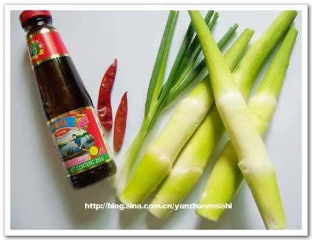 蚝汁炕茭白的做法