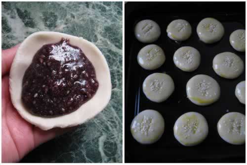 紫米老婆饼的做法