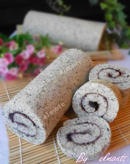 芝麻蛋糕卷的做法