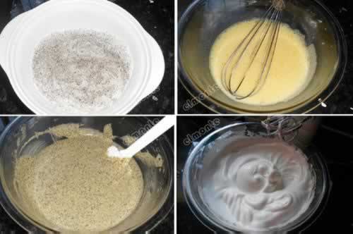 芝麻蛋糕卷的做法