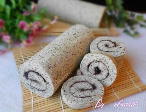 芝麻蛋糕卷的做法