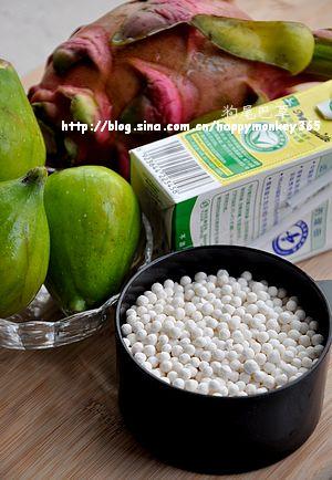 双果牛奶西米露的做法