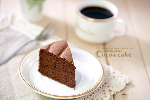 可可戚风蛋糕的做法