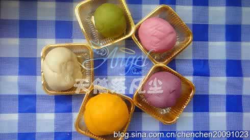 紫薯冰皮月饼的做法