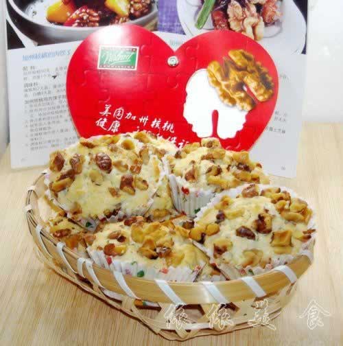 核桃马芬蛋糕的做法