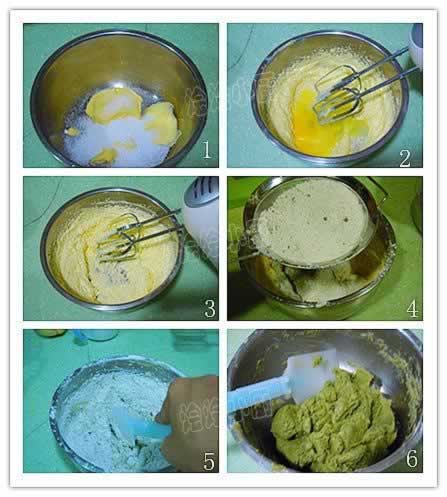 抹茶曲奇饼的做法