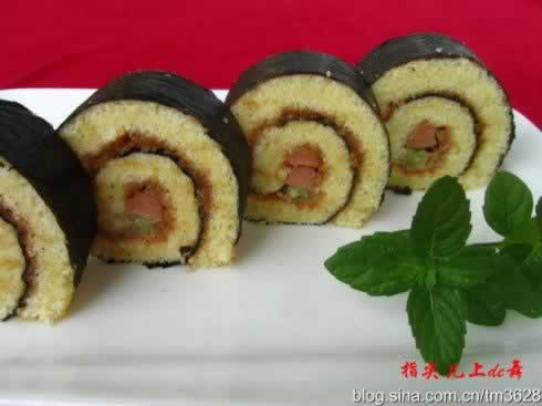 蛋糕寿司的做法