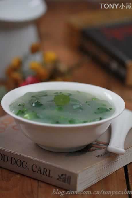 烤面筋和面糊菜粥的做法