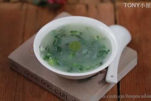 烤面筋和面糊菜粥的做法