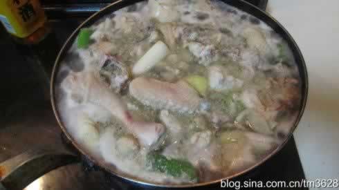 烧鸡公火锅的做法