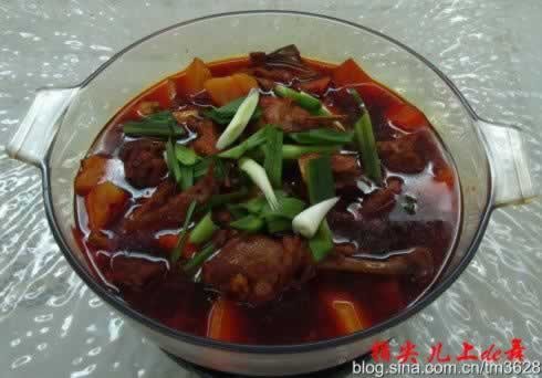 烧鸡公火锅的做法