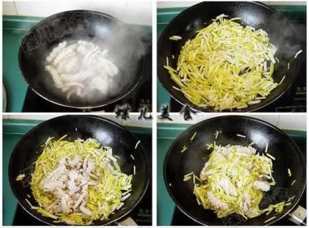 蒜黄炒鲜鱿鱼的做法