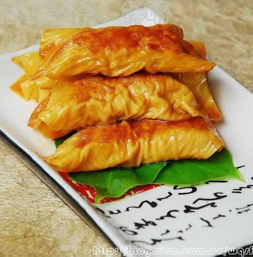 红烧豆皮饺子的做法