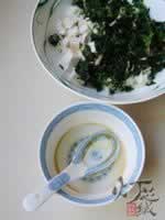 荠菜拌豆腐的做法