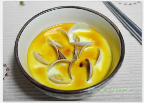 文蛤蒸蛋的做法