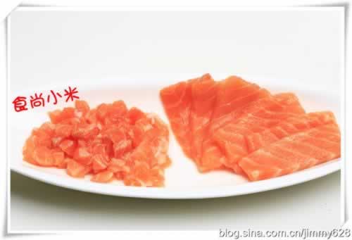 三文鱼糊塌子的做法