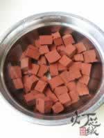 豆腐猪血熬白菜的做法