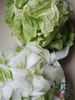 豆腐猪血熬白菜的做法