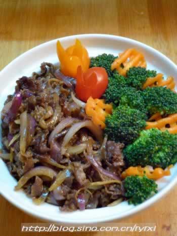 牛肉盖饭的做法