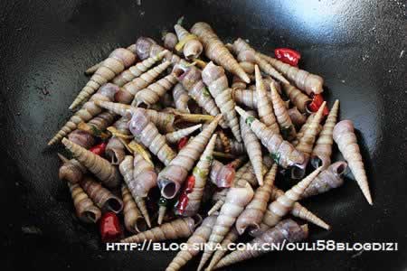 辣炒锥螺的做法