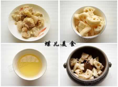 莲藕啤酒汽锅鸡的做法