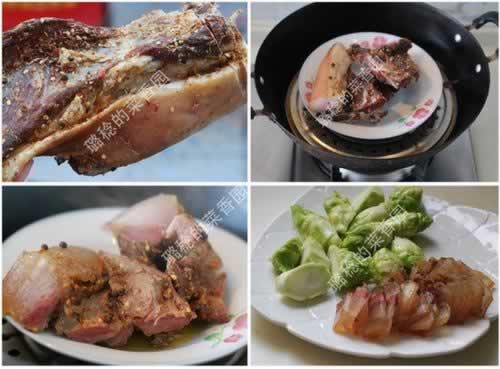 儿菜咸肉煲仔饭的做法