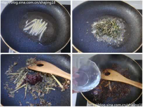 雪菜素鸡煲的做法