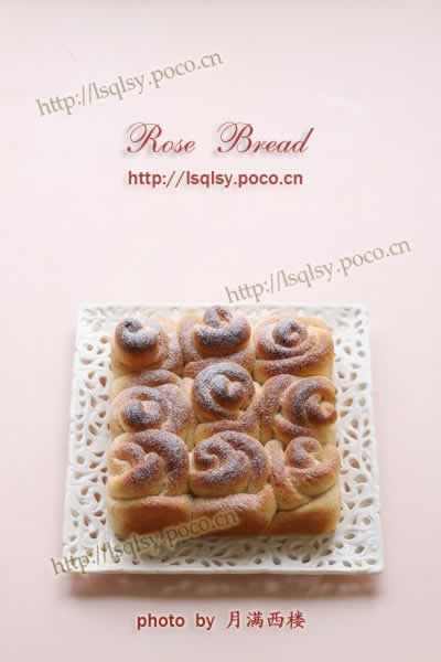 玫瑰面包的做法