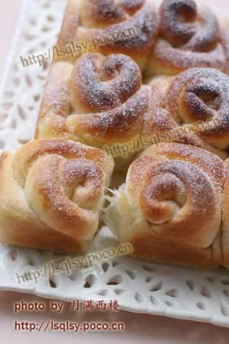 玫瑰面包的做法