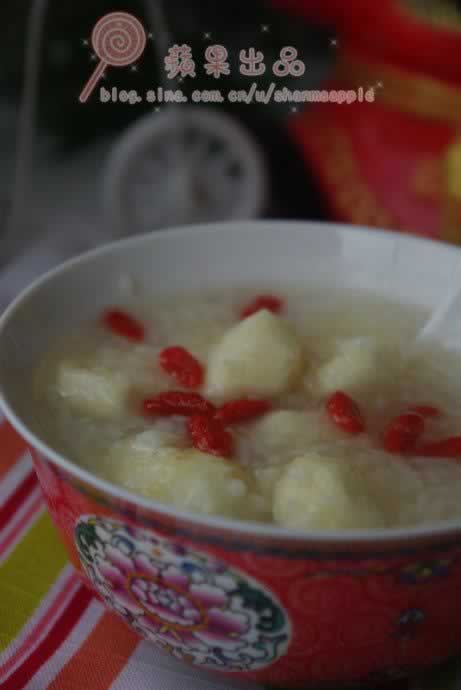 马蹄甜酒汤的做法