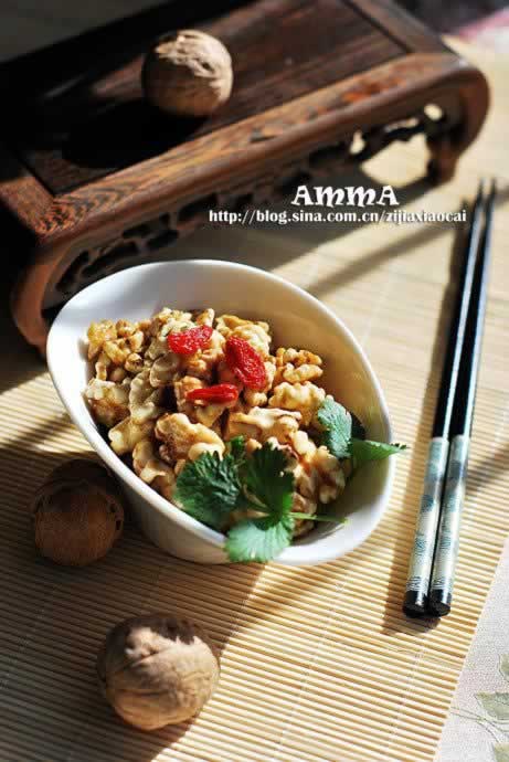 老醋核桃仁的做法