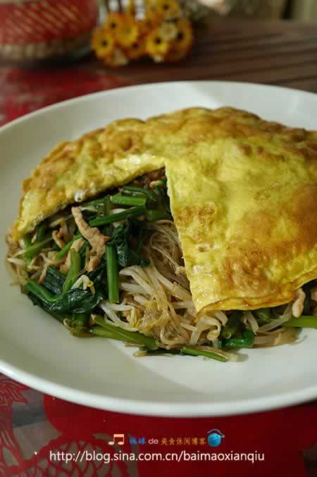 合菜盖帽的做法