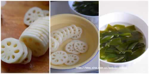 莲藕海带焖五花肉的做法