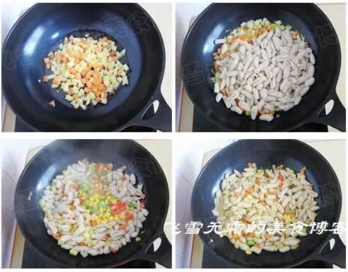 杂蔬炒猫耳朵的做法